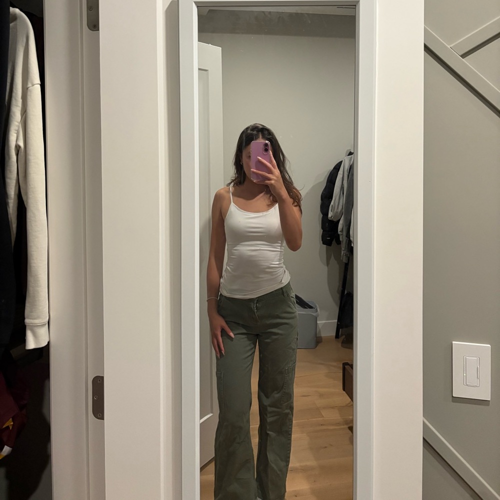 Green cargo pants